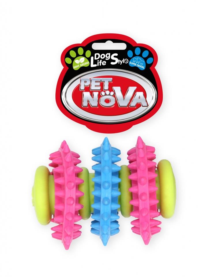 Фото - Іграшка для собаки Pet Nova Gryzak dentystyczny kość dla psa aromat miętowy 7 cm superdental 