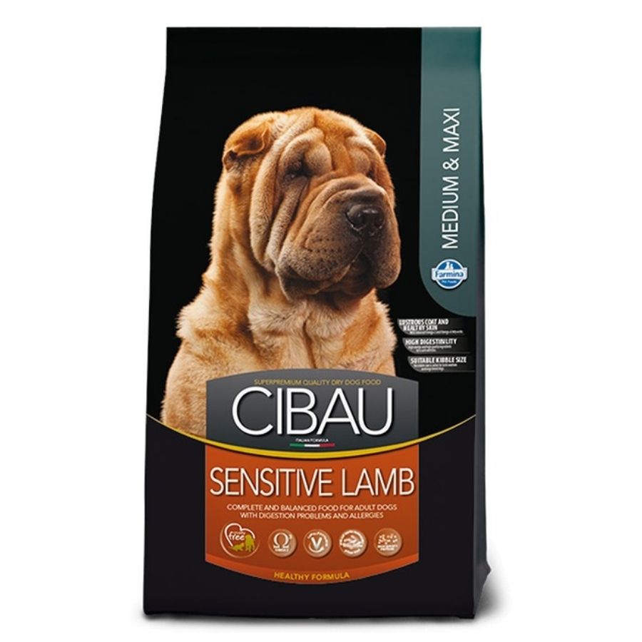 CIBAU Sensitive Lamb Medium & Maxi 12 kg + 2 kg