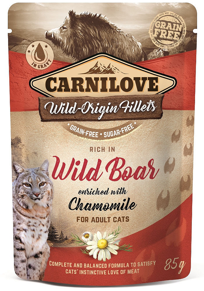 Фото - Корм для собак Carnilove Wild Boar & Chamomile 24 x 85g mokra karma dla kota dzik i r 