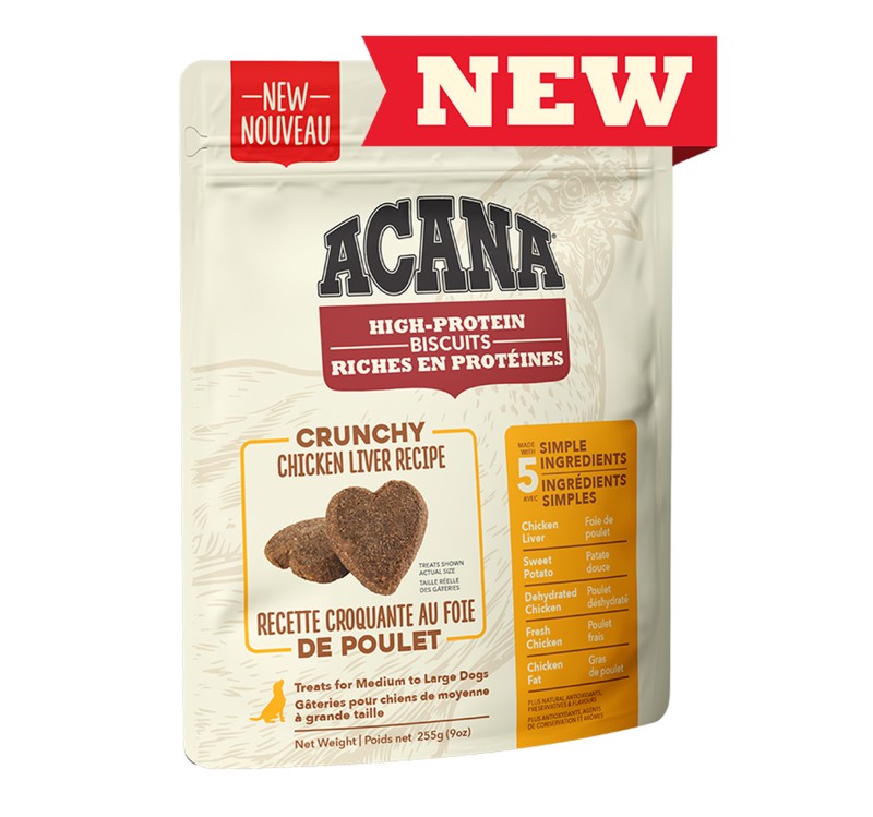 ACANA High protein crunchy treats 100 g przysmaki z wątróbką drobiową