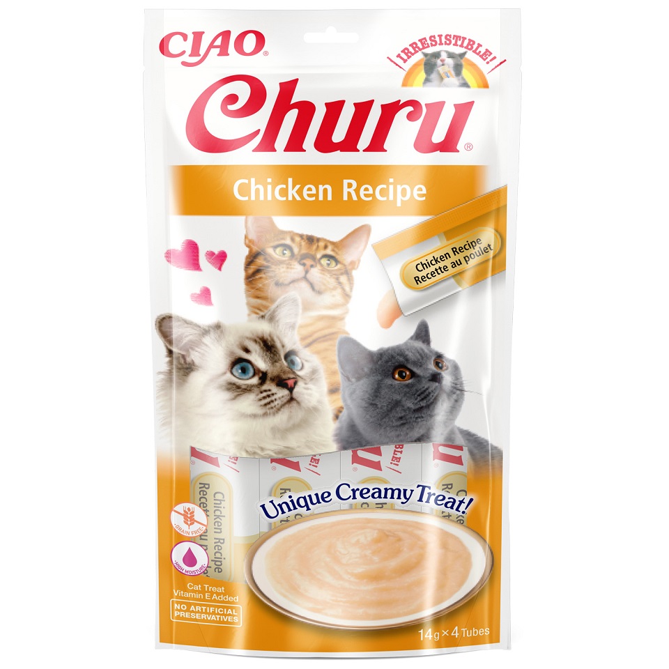 Zdjęcia - Karm dla psów INABA Churu Cat kremowy przysmak dla kota kurczak 56 g 