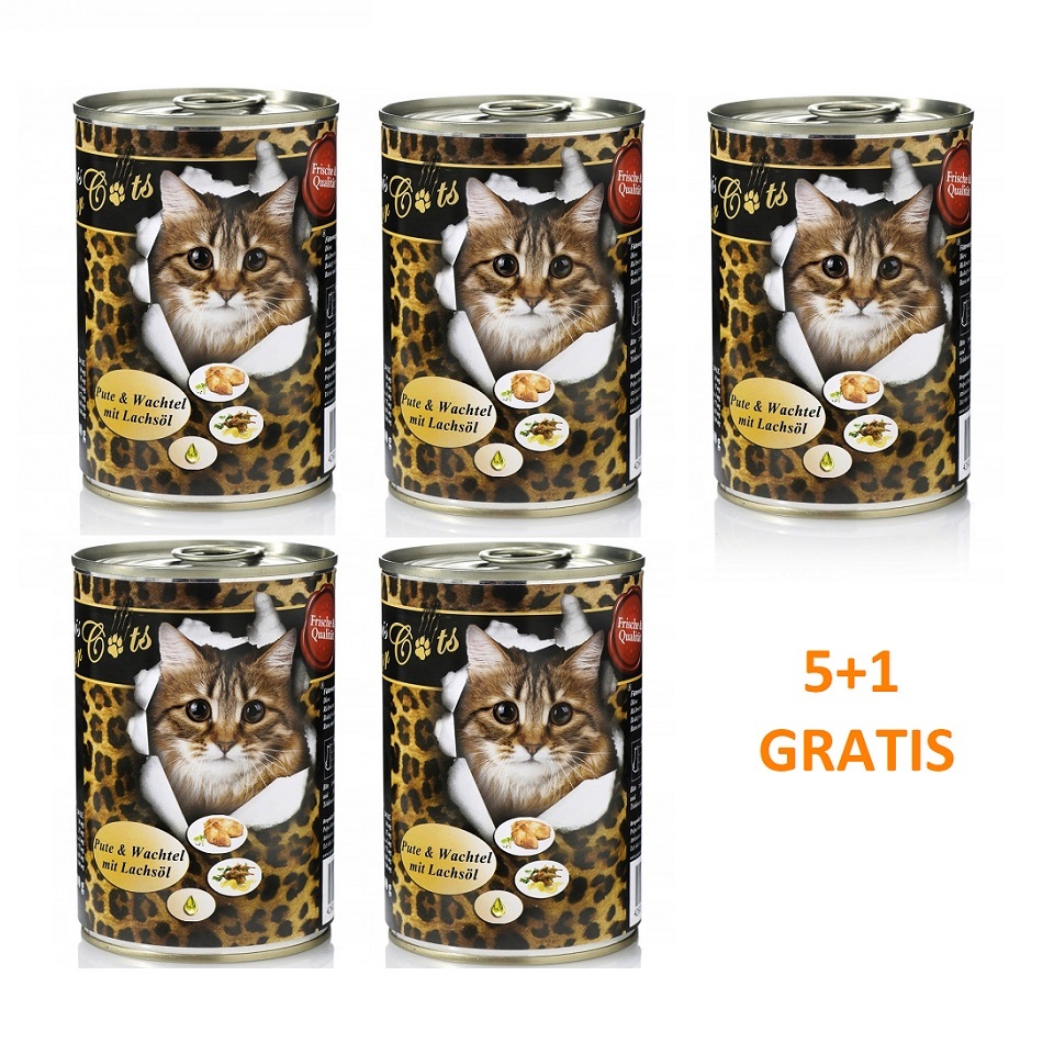 O'CANIS puszka dla kota 400 g 5 + 1 GRATIS
