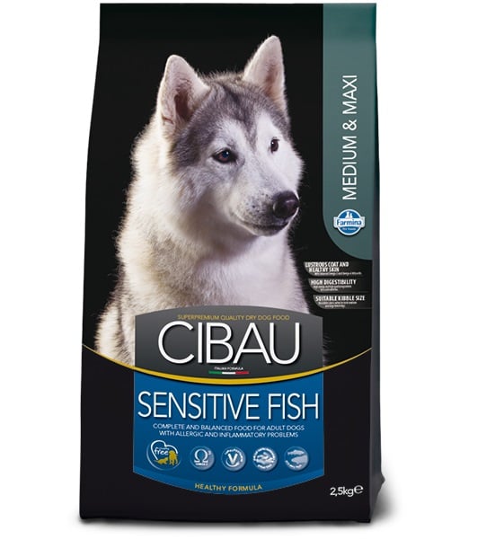CIBAU Sensitive Adult Medium/Maxi 12kg+2kg