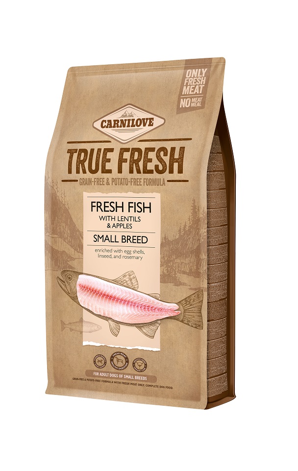 Фото - Корм для собак Carnilove True Fresh Fish Adult karma dla psów małych ras 4 kg 