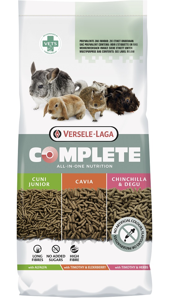 VERSELE-LAGA Chinchilla&Degu Complete 8 kg ekstrudat dla szynszyli i koszatniczek