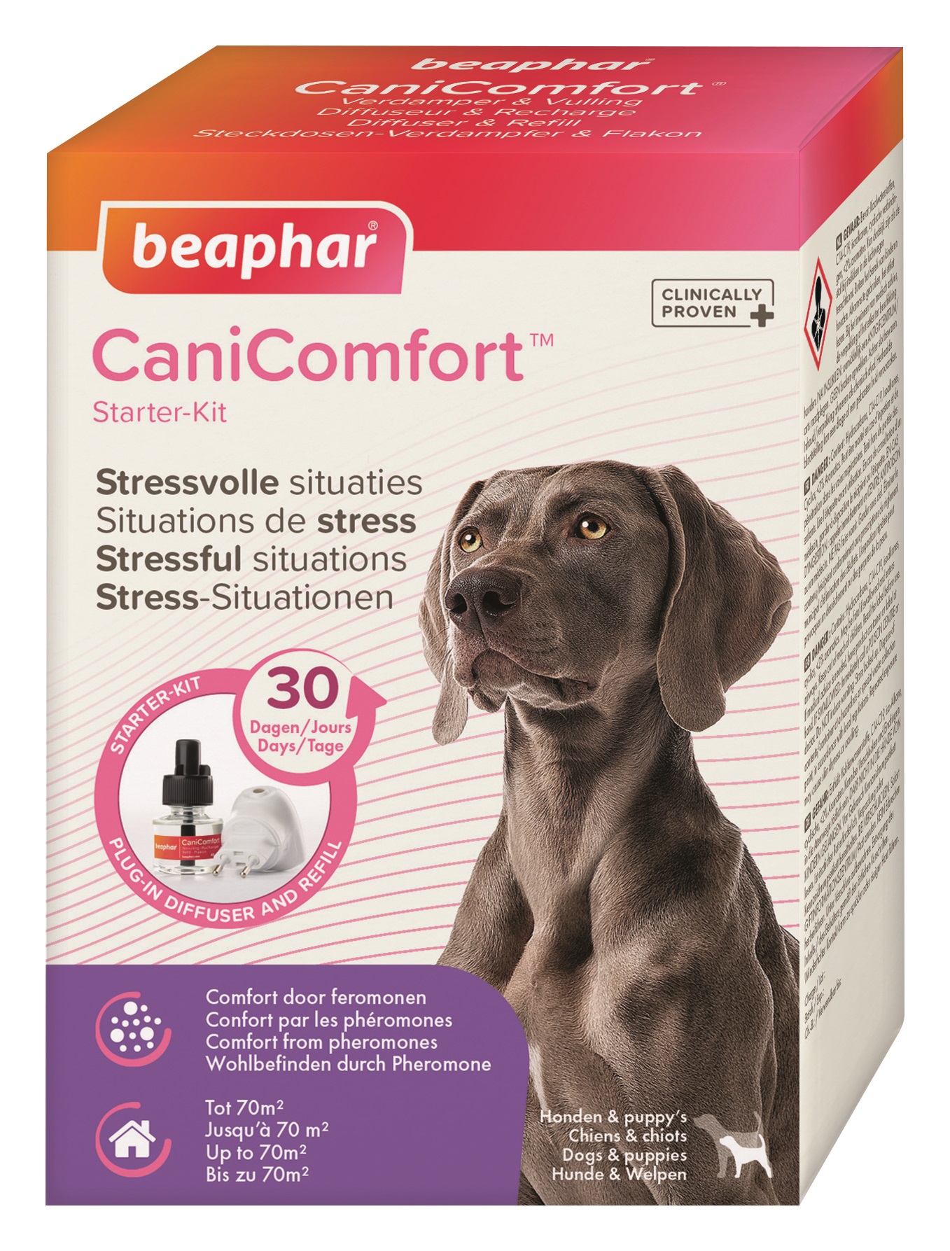 Zdjęcia - Pozostałe artykuły dla zwierząt Beaphar CaniComfort dyfuzor + wkład 48 ml 