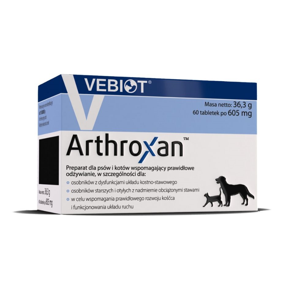Zdjęcia - Leki i witaminy VEBIOT Arthroxan na stawy dla psa i kota 60 tabl