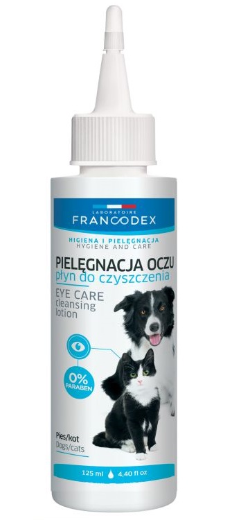Zdjęcia - Pozostałe artykuły dla zwierząt FRANCODEX Płyn do przemywania oczu psów i kotów 125 ml 