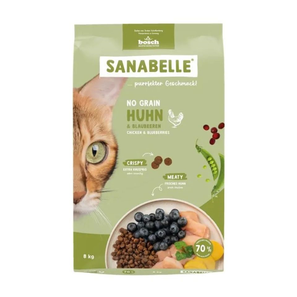 SANABELLE No Grain Kurczak 8 kg bezzbożowa karma dla kotów
