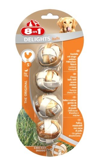 8IN1 Przysmak dla psa Delights Balls kurczak S