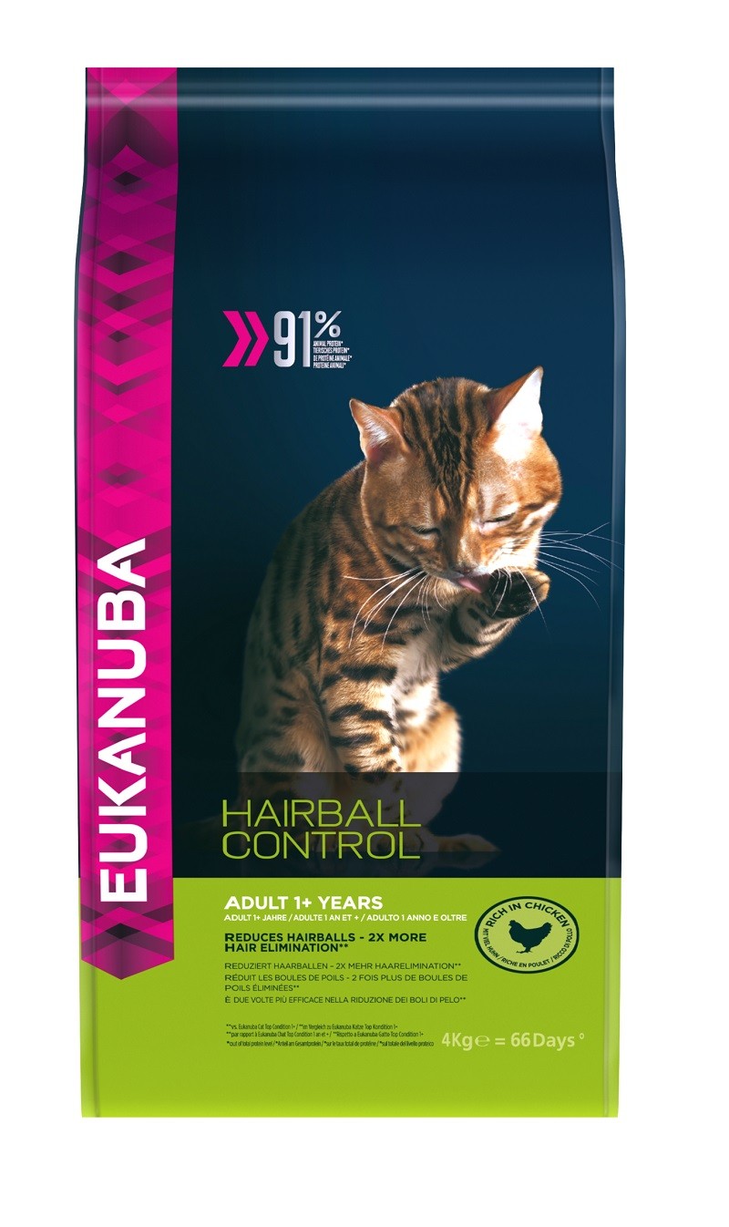 eukanuba hairball control