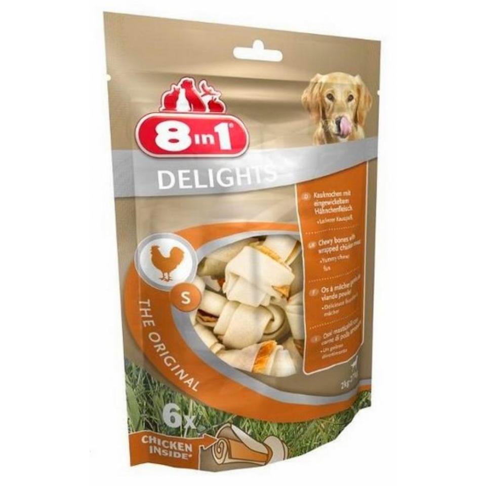8IN1 Przysmak dla psa Delights Bone S 6 szt z kurczakiem