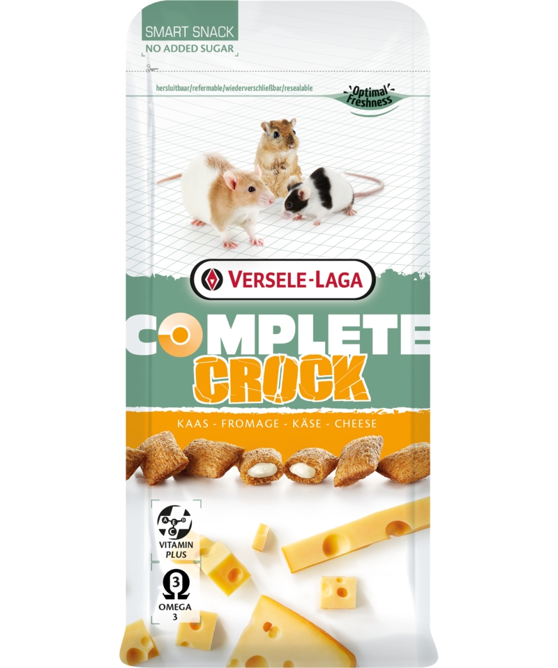 Zdjęcia - Karma dla gryzoni Versele-Laga Przysmak dla gryzoni Crock Complete Cheese 50g serowy 