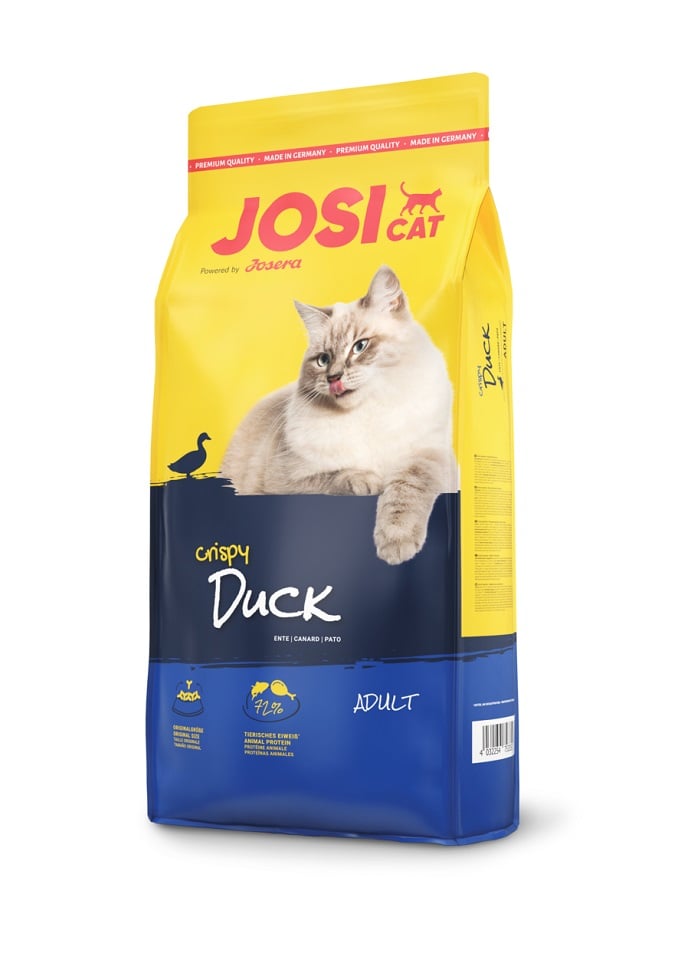 JOSERA Crispy Duck 18 kg sucha karma z kaczką dla dorosłych kotów