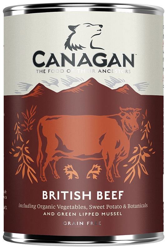 CANAGAN Dog British beef mokra karma dla psa brytyjska wołowina 400 g