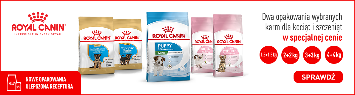 Royal Canin - dwa opakowania karmy w cenie jednego