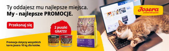 Promocja JOSERA zestawy 10 kg + 2 x 200 g karmy GRATIS