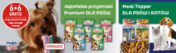 Promocja CHURU dla psa i kota 6+6 GRATIS