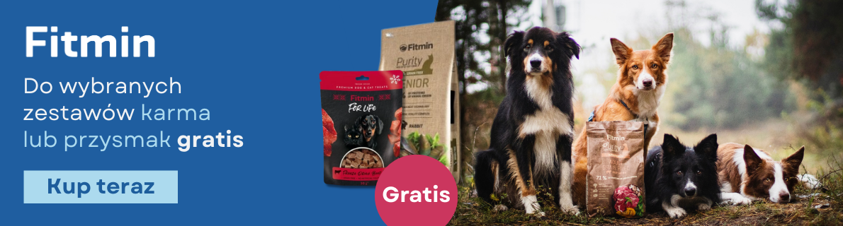 Promocja FITMIN do worków 10-12 kg przysmak GRATIS