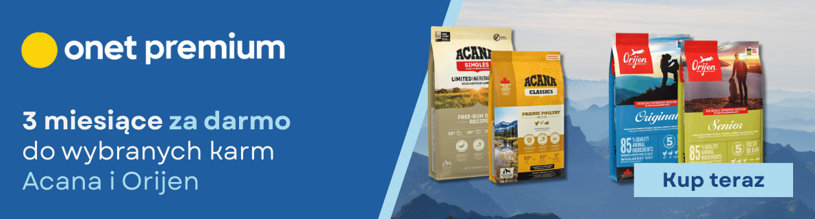 Promocja ACANA ORIJEN z Onet Premium