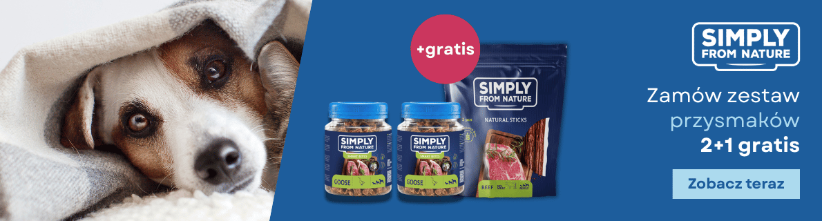 Promocja SIMPLY FROM NATURE kup 2 zestawy Smart Bites i otrzymaj przysmak GRATIS