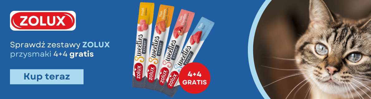 Promocja ZOLUX kremowe przysmaki zestawy 4+4 GRATIS
