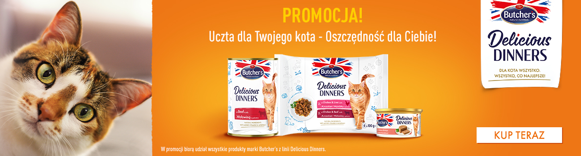 Promocja BUTCHER'S rabat -15% na karmy mokre dla kota