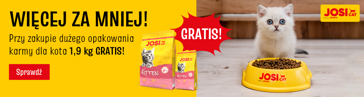 Promocja JOSERA JosiCat 10kg + 1,9 kg GRATIS