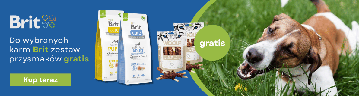 2025-05-12- BRIT do wybranych produktów przysmaki WOOLF gratis
