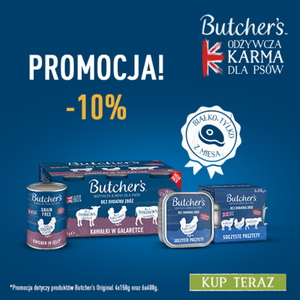 Promocja BUTCHER'S rabat -10% na karmy Original