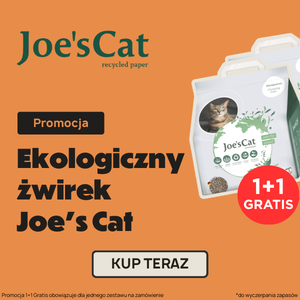 Promocja 1+1 GRATIS na ekologiczny żwirek Joe’s Cat