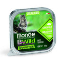 BWild Cat grain free Sterilised dzik 100g