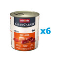 ANIMONDA GranCarno zestaw z wołowiną i kurczakiem 6 x 400 g
