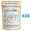 GUSSTO Cat Fresh Calf & Rabbit mokra karma dla kotów cielęcina i królik 24x85 g