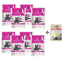 ARISTOCAT Żwirek silikonowy PREMIUM dla kotów bezzapachowy 8x3.8l + SHEBA Mini Kurczak 50 g GRATIS