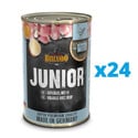 BELCANDO Super Premium Junior Drób, jajka 24x400 g mokra karma dla szczeniąt