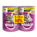 Adult puszka 24x400g - mokra karma dla kotów z kurczakiem w sosie (12szt. za 50%)