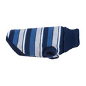 Glasgow Sweterek dla psa 34 cm Paski kolorowe z niebieskim