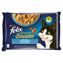 Sensations Sauce Rybne Smaki w sosie 4x85g mokra karma dla kota