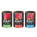RAFI Mix smaków (wołowina, jagnięcina, dziczyzna) 36x400g mokra karma dla psa