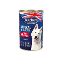 BUTCHER'S Natural&Healthy z wołowiną i ryżem pasztet dla psa 12 x 1200 g