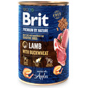 BRIT Premium by Nature 36 x 400 g jagnięcina i gryka mokra karma dla psa