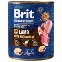 BRIT Premium by Nature 24 x 800 g jagnięcina i gryka naturalna karma dla psa
