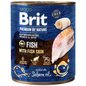 BRIT Premium by Nature 24 x 800 g ryba i rybia skóra naturalna karma dla psa