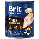 BRIT Premium by Nature 12 x 800 g ryba i rybia skóra naturalna karma dla psa