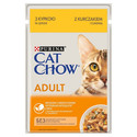 CAT CHOW Adult z kurczakiem i cukinią 26 x 85 g