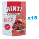 RINTI Kennerfleisch Beef Wołowina saszetka 15 x 400 g
