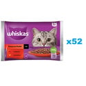 Adult saszetka 52x85g Klasyczne Posiłki mokra karma dla dorosłych kotów w sosie z: wołowiną, kurczakiem