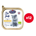 BUTCHER'S BIO foods kurczak 12 x 85 g pasztet dla kota