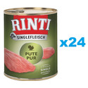 RINTI Singlefleisch Turkey Pure 24x400 g monoproteinowa indyk